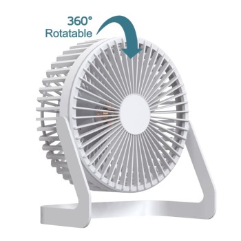 RP Ανεμιστήρας Γραφείου OFILIA Usb Δύο ταχυτήτων 6"-5W/5vdc Λευκός  Ανεμιστήρες Onetrade